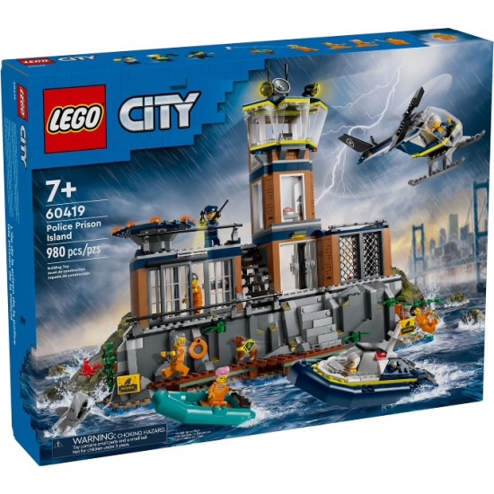 LEGO CITY Police Prison Island 2024